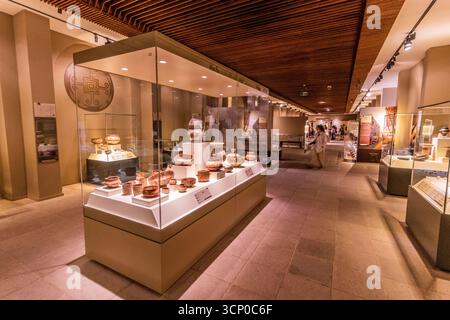 ANKARA, TÜRKEI - 20. SEPTEMBER 2022: Ausstellungen des Museums der Anatolischen Zivilisationen in Ankara, Türkei Stockfoto