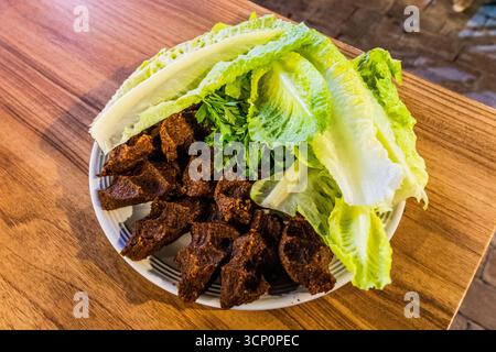 CIG Kofte (rohes Hackfleisch), Spezialität aus Sanliurfa, Truthahn Stockfoto