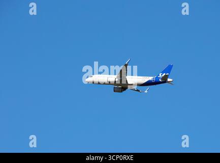 SAS, Scandinavian Airlines System, Airbus A320 Flugzeug, Cargo Hill, Budapest, Ungarn, Magyarország, Europa Stockfoto
