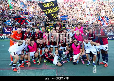 Letzte Freude (Bologna) während des italienischen Meisterschaftsspiels zwischen Bologna 2-1 Genua im Renato Dallara Stadion am 20. September 2025 in Bologna, Italien. Stockfoto