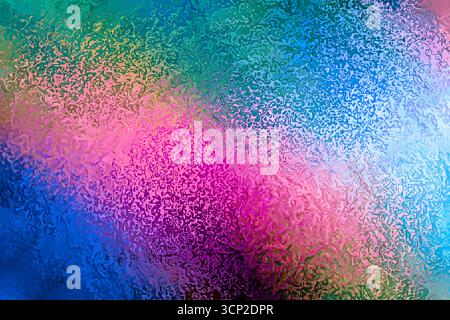 Farbenfrohes abstraktes Hintergrundbild mit Ton- und Farbübergängen und Formen. Stockfoto