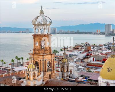 Pfarrkirche unserer Lieben Frau von Guadalupe in Puerto Vallarta Mexiko Stockfoto