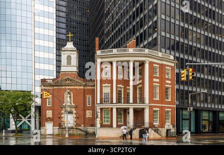 James Watson House und der Schrein von St. Elizabeth Ann Bayley Seton in Lower Manhattan, New York City Stockfoto