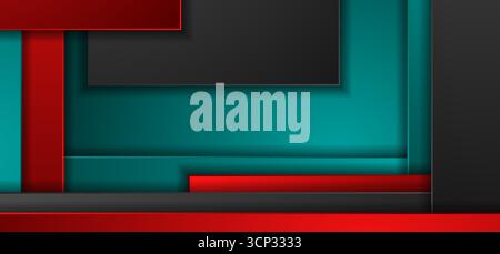 Heller, abstrakter, geometrischer Hintergrund für Unternehmen. Vektorgrafik-Bannerdesign Stock Vektor