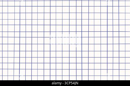 Graphen-Tintenkritzelprüfpapier. Druckbares quadratisches Rasterpapier mit Farblinien. Geometrischer Hintergrund für Schule, Verpackung, Einladungen, Karte Stock Vektor