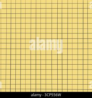 Graphen-Tintenkritzelprüfpapier. Druckbares quadratisches Rasterpapier mit Farblinien. Geometrischer Hintergrund für Schule, Verpackung, Einladungen, Karte Stock Vektor
