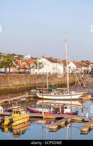 Der historische Hafen in Watchet, West Somerset, England, Großbritannien Stockfoto