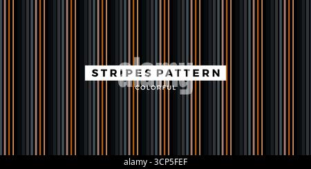 Streifenmuster Buntes Design Vektor Stock Vektor