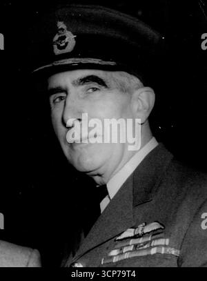 Air Chief Marshal der R.A.F. Sir Christopher Courtney. September 1951. Stockfoto