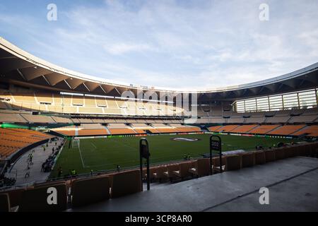 Sevilla, Spanien, Spanien. September 2025. Allgemeine Ansicht beim Spiel der UEFA Europa League, League Phase MD1 zwischen Real Betis Balompie und Nottingham Forest im Estadio La Cartuja am 24. September 2025 in Sevilla. Rafael Roman (Credit Image: © Matthieu Mirville/ZUMA Press Wire) NUR REDAKTIONELLE VERWENDUNG! Nicht für kommerzielle ZWECKE! Stockfoto
