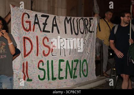 Manifestazione pro-Palestina Modena 24 settembre 2025, Italien Stockfoto