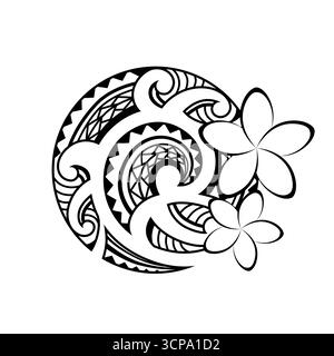 Ethnische Ornamente im Maori-Stil. Gut für dekorativen Hintergrund Stock Vektor