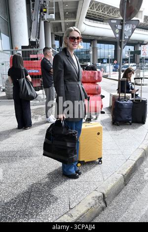 Mailand, Italien. September 2025. Mailand, Naomi Watts Ankunft am Flughafen Malpensa Credit: Unabhängige Fotoagentur/Alamy Live News Stockfoto