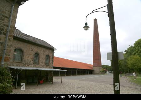 18.09.2025 Witten, NRW, ehemalige Ziegelei auf dem Gelände der Zeche Nachtigall im Muttental. Die Zeche ist ein LWL-Industriemuseum. Das Gelände ist Teil der IGA27 im Bereich unsere Gärten. *** 18 09 2025 Witten, NRW, ehemalige Ziegelei auf dem Gelände der Zeche Nachtigall in Muttental die Zeche ist ein LWL-Industriemuseum das Gelände ist Teil der IGA27 im Bereich Our Gardens Stockfoto
