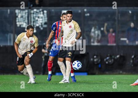 Rio, Brasilien - 24. september 2025: Lucas Freitas Spieler während des Spiels zwischen Vasco x Bahia um die 16. Runde der brasilianischen Meisterschaft im Sao Januar Stockfoto