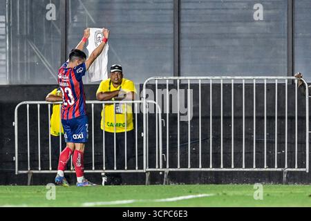 Rio, Brasilien - 24. september 2025: Sanabria-Spieler während des Spiels zwischen Vasco x Bahia um die 16. Runde der brasilianischen Meisterschaft in der Sao Januario St Stockfoto