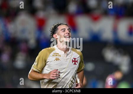 Rio, Brasilien - 24. september 2025: Nuno Moreira Spieler während des Spiels zwischen Vasco x Bahia um die 16. Runde der brasilianischen Meisterschaft im Sao Januari Stockfoto