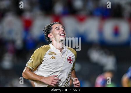 Rio, Brasilien - 24. september 2025: Nuno Moreira Spieler während des Spiels zwischen Vasco x Bahia um die 16. Runde der brasilianischen Meisterschaft im Sao Januari Stockfoto