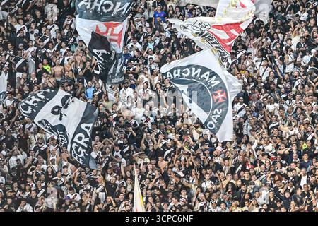 Rio, Brasilien - 24. september 2025: Fans während des Spiels zwischen Vasco x Bahia um die 16. Runde der brasilianischen Meisterschaft im Sao Januario Stadion Stockfoto