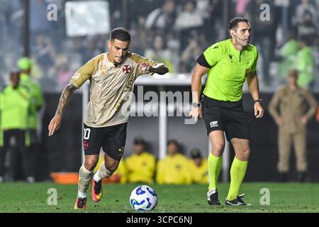 Rio, Brasilien - 24. september 2025: Coutinho-Spieler während des Spiels zwischen Vasco x Bahia um die 16. Runde der brasilianischen Meisterschaft in der Sao Januario St Stockfoto