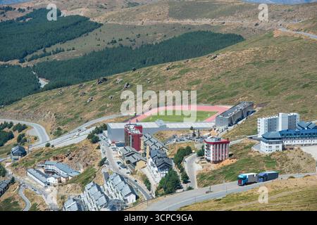 Hochgebirgstraining Camp Sierra nevada spanien Stockfoto