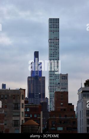 Wolkenkratzer in Midtown Manhattan, New York, September 2025 Stockfoto