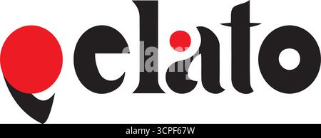 Eiscreme-Logo-Vektor-Illustration Stock Vektor