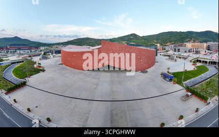 Maijishan Grottoes, ein Weltkulturerbe in Tianshui, Provinz Gansu Stockfoto