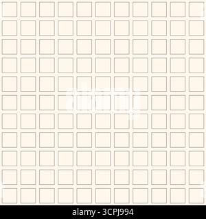 Arbeitsmappe zum Schreiben von Hieroglyphen. Liniertes Papier zum Drucken. Geometrisches Muster für die Schule. Realistisches liniertes Papier. Simulator zum Schreiben von Chinesisch Stock Vektor