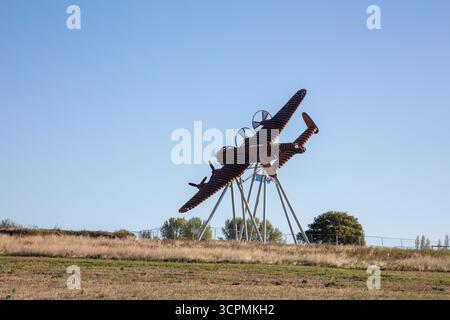 Über die Flügel der Freiheit Stockfoto
