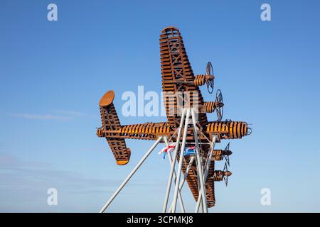 Über die Flügel der Freiheit Stockfoto