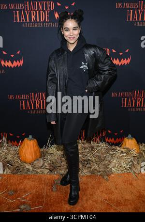 Los Angeles, USA. September 2025. Alexandra Shipp kam am 26. September 2025 im Griffith Park im Los Angeles Haunted Hayride an. © LISA OConnor/AFF-USA.com Credit: AFF/Alamy Live News Stockfoto