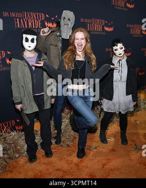 Los Angeles, USA. September 2025. Madelaine Petsch kam am 26. September 2025 im Griffith Park im Los Angeles Haunted Hayride an, © LISA OConnor/AFF-USA.com Credit: AFF/Alamy Live News Stockfoto