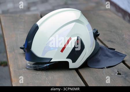 Feuerwehr-Blaulicht Feuerwehr in verschiedenen Bildern und Aktionen in Deutschland Feuerwehr-Blaulicht Feuerwehr in Deutschland Stockfoto