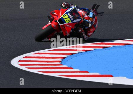 Motegi, Japon. September 2025. Qualifikation für den MotoGP Motul Grand Prix von Japan auf dem Motegi Circuit. Japon, 27. September 2025 im Bild: Joan mir Clasificacion del Gran Premio Motul de MotoGP de Japon en el Circuito de Motegi, Japon, 27 de Septiembre de 2025 POOL/MotoGP.com/Cordon Pressebilder sind nur für redaktionelle Zwecke bestimmt. Obligatorischer Vermerk: © MotoGP.com Credit: CORDON PRESS/Alamy Live News Stockfoto