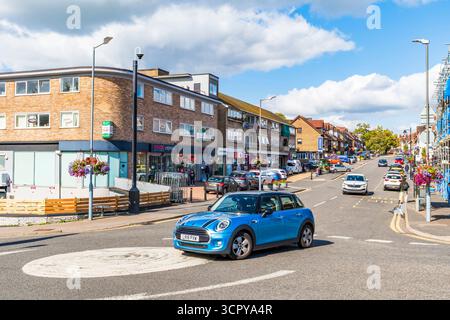 AMERSHAM, Großbritannien – 21. SEPTEMBER 2025: Amersham ist eine Marktstadt in Buckinghamshire in den Chiltern Hills. Amersham liegt 27 Meilen nordwestlich von Zentral-Lo Stockfoto