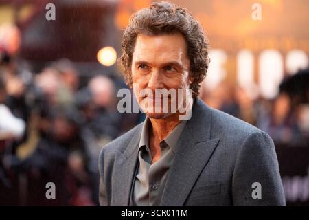 Matthew McConaughey nimmt an der britischen Sondervorführung von The Lost Bus auf der Curzon Mayfair in London Teil. Bilddatum: Sonntag, 28. September 2025. Stockfoto