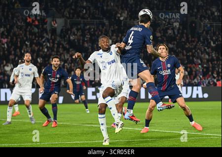 Spiel-Action während PSG-AJ Auxerre am 6. Tag der Ligue 1 Mc Donald's im Parc des Princes am 27. September 2025. - 27/09/2025 - Frankreich / Ile-de-France (Region) / Paris - Julien Mattia / Le Pictorium Stockfoto