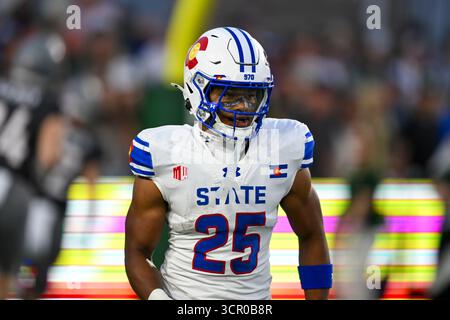 Fort Collins, CO, USA. September 2025. Colorado State Running Back Lloyd Avant (25) während des College-Footballspiels zwischen den Washington State Cougars und den Colorado State Rams im Sonny Lubick Field im Canvas Stadium in Fort Collins, CO. (Foto: Kevin Langley/Sports South Media). Quelle: csm/Alamy Live News Stockfoto