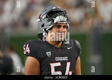 Fort Collins, CO, USA. September 2025. Xavier Thorpe (54) während des College-Football-Spiels zwischen den Washington State Cougars und den Colorado State Rams im Sonny Lubick Field im Canvas Stadium in Fort Collins, CO. (Foto: Kevin Langley/Sports South Media). Quelle: csm/Alamy Live News Stockfoto