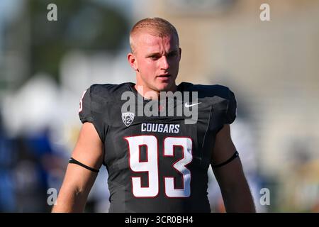 Fort Collins, CO, USA. September 2025. Jack Janikowski (93) während des College-Football-Spiels zwischen den Washington State Cougars und den Colorado State Rams im Sonny Lubick Field im Canvas Stadium in Fort Collins, CO. (Foto: Kevin Langley/Sports South Media). Quelle: csm/Alamy Live News Stockfoto