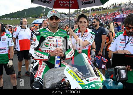 Motegi, Japon. September 2025. ZARCO Johann (fra), LCR Honda Castrol, Honda RC213V, Porträt während des MotoGP Motul Grand Prix von Japan 2025 auf dem Twin Ring Motegi Circuit vom 26. Bis 28. September in Motegi, Japan - Fotostudio Milagro/DPPI Credit: DPPI Media/Alamy Live News Stockfoto