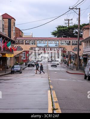 Monterey, KALIFORNIEN, USA – 24. September 2025: Cannery Row in Monterey, KALIFORNIEN. Stockfoto