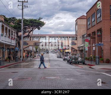 Monterey, KALIFORNIEN, USA – 24. September 2025: Cannery Row in Monterey, KALIFORNIEN. Stockfoto