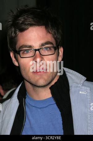 Chris Pine bei der Wrap-Party für den Lindsay Lohan Film „Just My Luck“ in New York City - 15. April 2005 Stockfoto