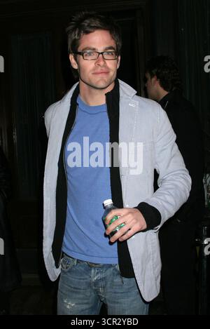 Chris Pine bei der Wrap-Party für den Lindsay Lohan Film „Just My Luck“ in New York City - 15. April 2005 Stockfoto