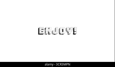 Freuen Sie sich auf eine fettgedruckte Zeile mit beliebtem Internet-Button Stock Vektor