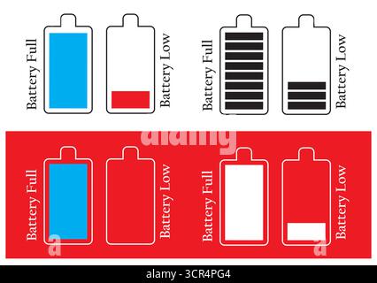 Logo Des Akkuladesymbols Stock Vektor