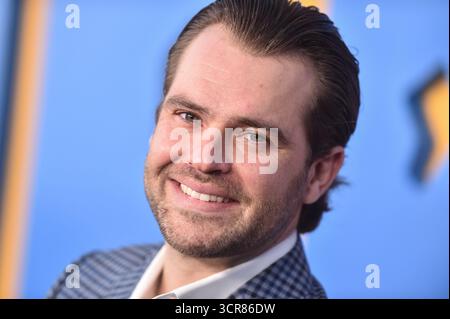 Hollywood, USA. September 2025. Sam Romano kommt bei der Premiere von Roofman Los Angeles am 29. September 2025 im Paramount Theatre in Hollywood, CA. © LISA OConnor/AFF-USA.com Credit: AFF/Alamy Live News Stockfoto
