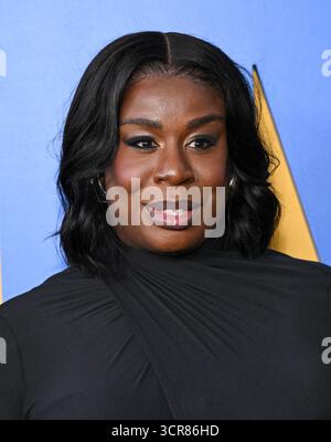 Hollywood, USA. September 2025. Uzo Aduba kam am 29. September 2025 zur Premiere von „Roofman“ Los Angeles im Paramount Theatre in Hollywood, CA. © LISA OConnor/AFF-USA.com Credit: AFF/Alamy Live News Stockfoto